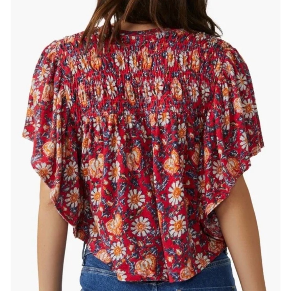Free People Ruffle Up Top - Picture 3 of 5